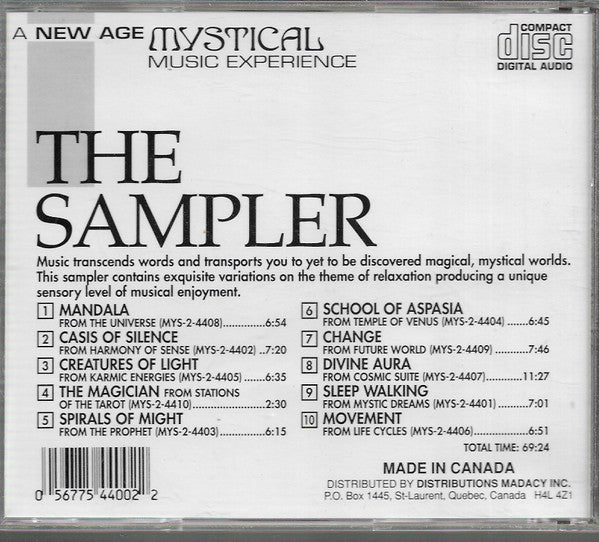 Various : A New Age Mystical Music Experience: The Sampler (CD, Comp)