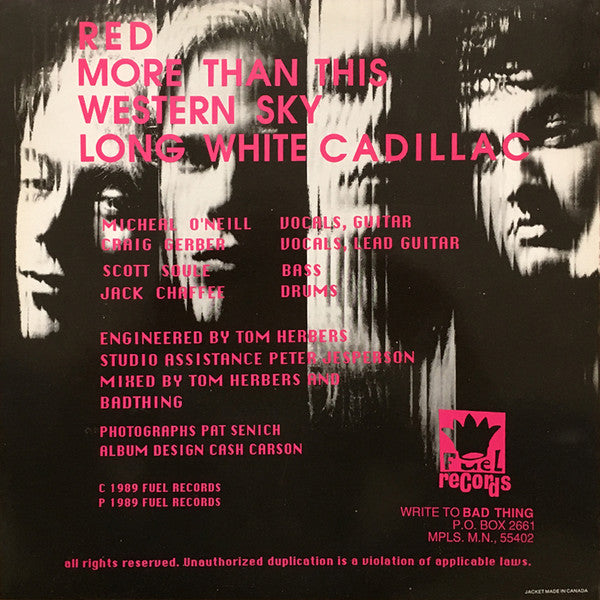 Bad Thing : Bad Thing (12", EP)