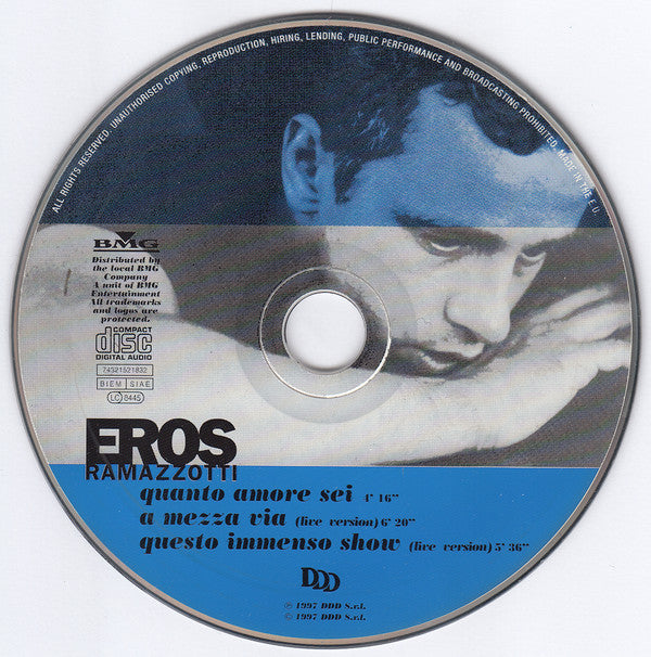 Eros Ramazzotti : Quanto Amore Sei (CD, Single)