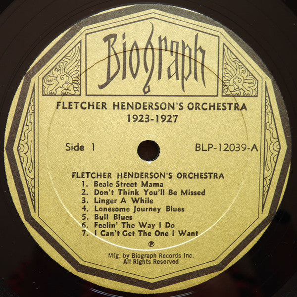 Fletcher Henderson Orchestra* : 1923-1927 (LP, Comp)