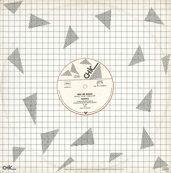 Presence (3) : Help Me Mama (12")