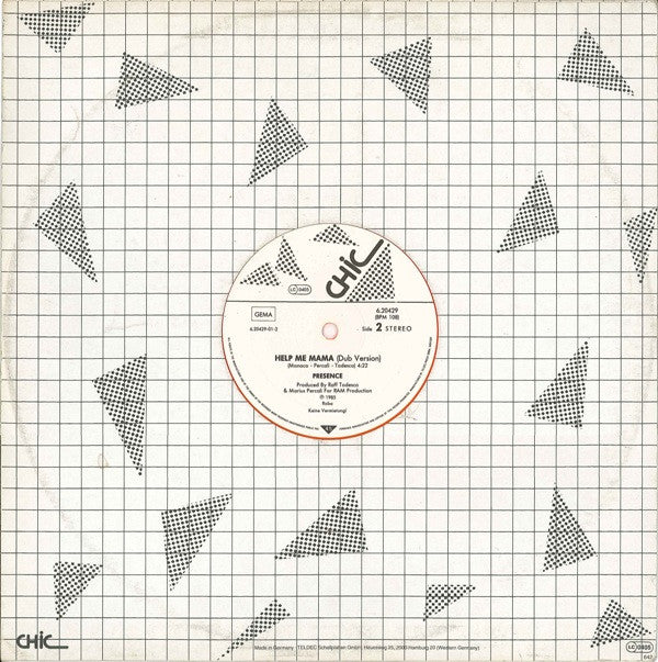 Presence (3) : Help Me Mama (12")