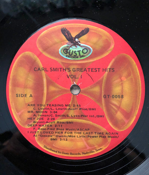 Carl Smith (3) : Greatest Hits - Vol. 1 (LP, Comp)