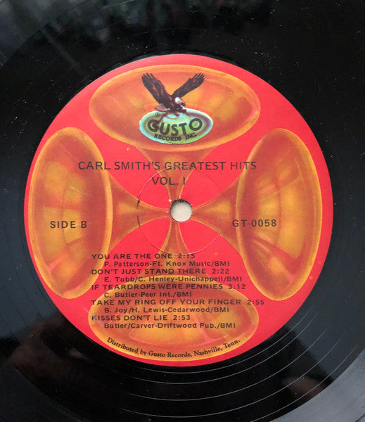 Carl Smith (3) : Greatest Hits - Vol. 1 (LP, Comp)
