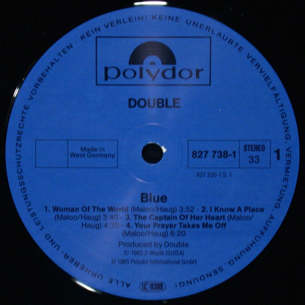 Double : Blue (LP, Album)