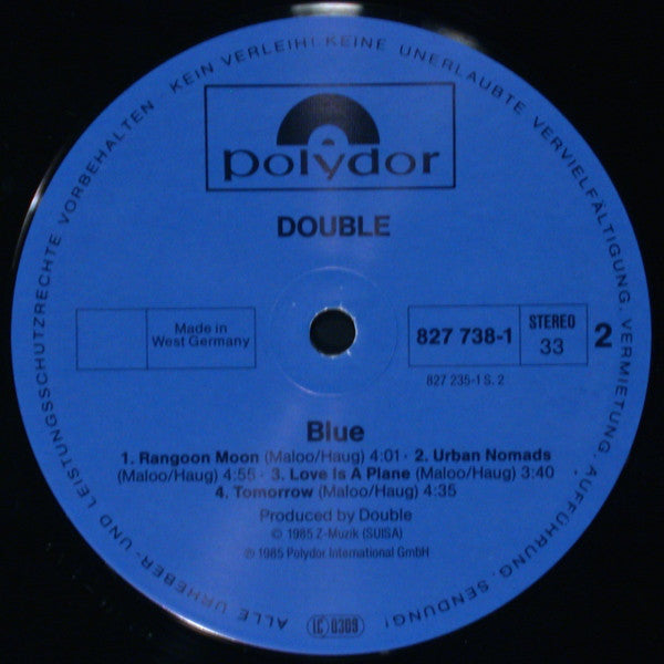 Double : Blue (LP, Album)
