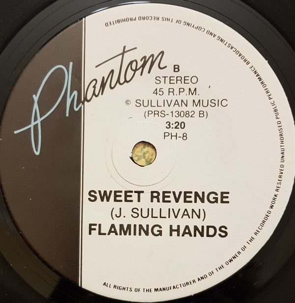 Flaming Hands : Wake Up Screaming (7", Single)