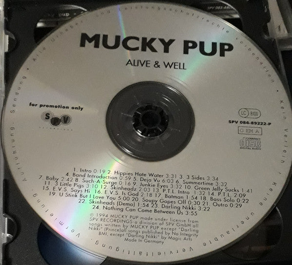 Mucky Pup : Alive And Well (CD, Album, Promo)