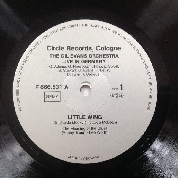 Gil Evans And His Orchestra : Little Wing (Live In Germany) (LP, Album)
