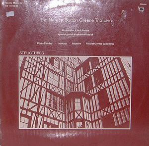Narada Burton Greene Trio : Structures (LP)