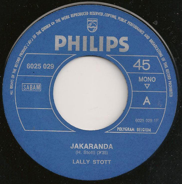 Lally Stott : Jakaranda (7", Single, Mono)