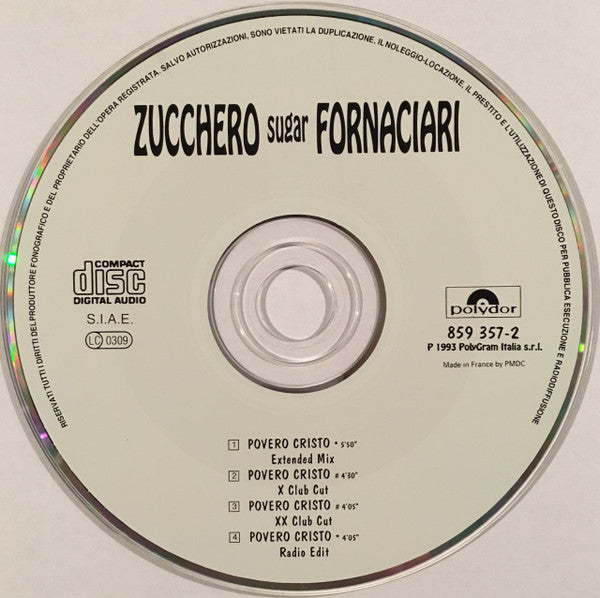 Zucchero : Povero Cristo (CD, Maxi)