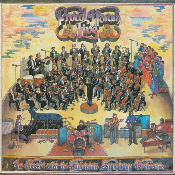 Procol Harum In Concert With The Edmonton Symphony Orchestra : Live (LP, Album)