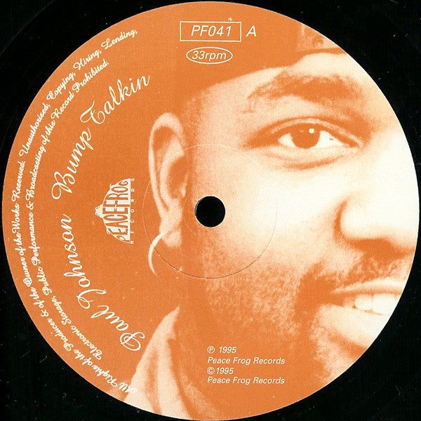 Paul Johnson : Bump Talkin (2x12", Album)