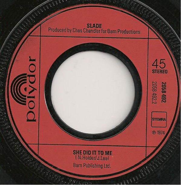 Slade : The Bangin' Man (7", Single, Ora)