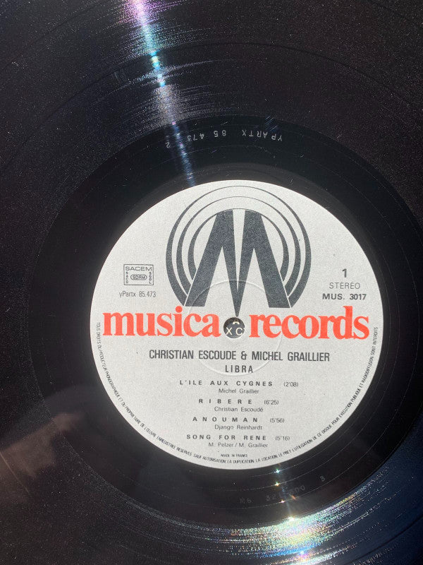 Michel Graillier, Christian Escoudé : Libra (LP, Album)