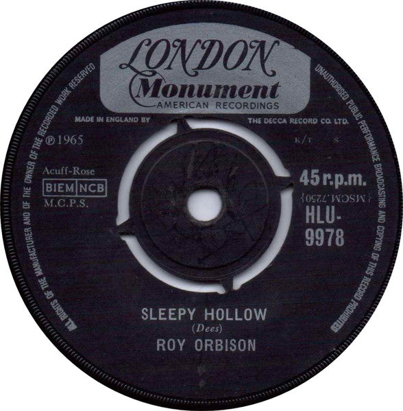 Roy Orbison : (Say) You're My Girl (7", Single)