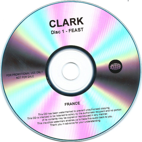 Chris Clark : Feast / Beast (2xCDr, Comp, Copy Prot., Promo)