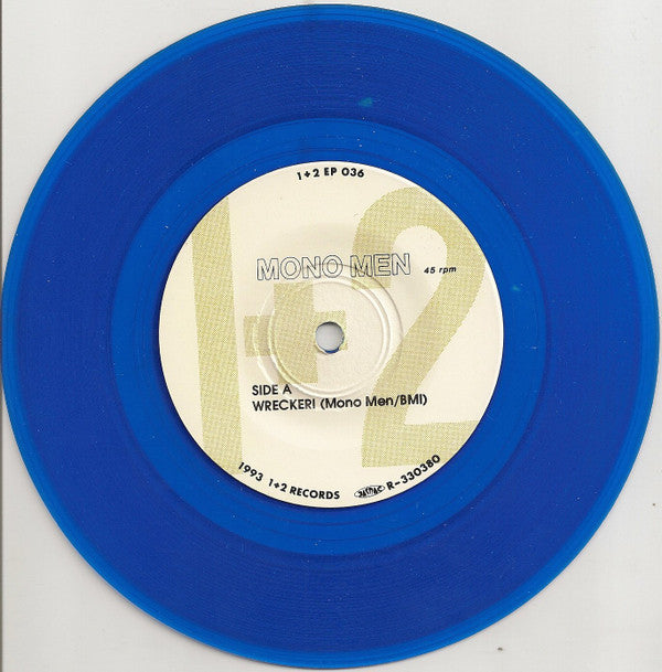 The Mono Men : Wrecker! (7", Single, Blu)