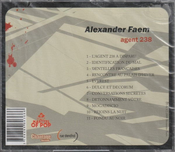 Alexander Faem : Agent 238 (CD, Album)