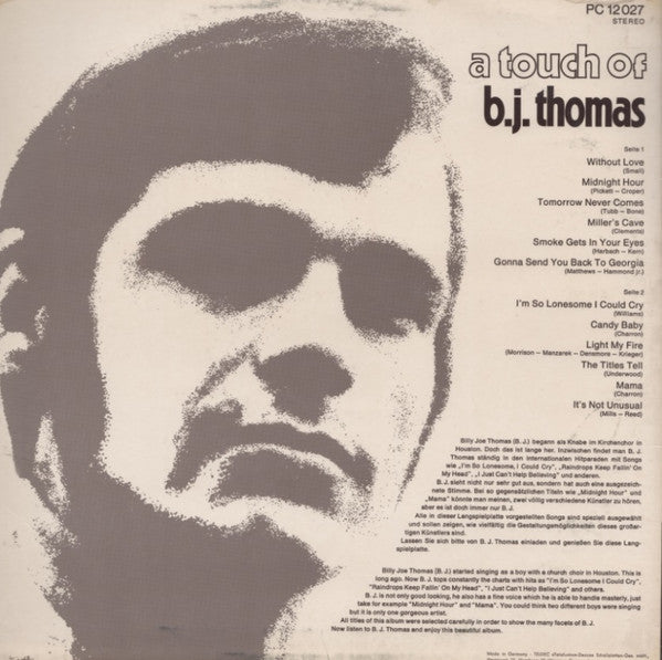 B.J. Thomas : A Touch Of (LP, Comp)