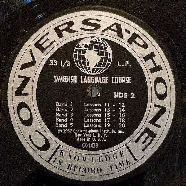 No Artist : Conversa-Phone's Round-The-World Swedish Language Record Course (LP)