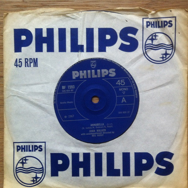 John Walker (3) : Annabella  (7", Single, Sol)