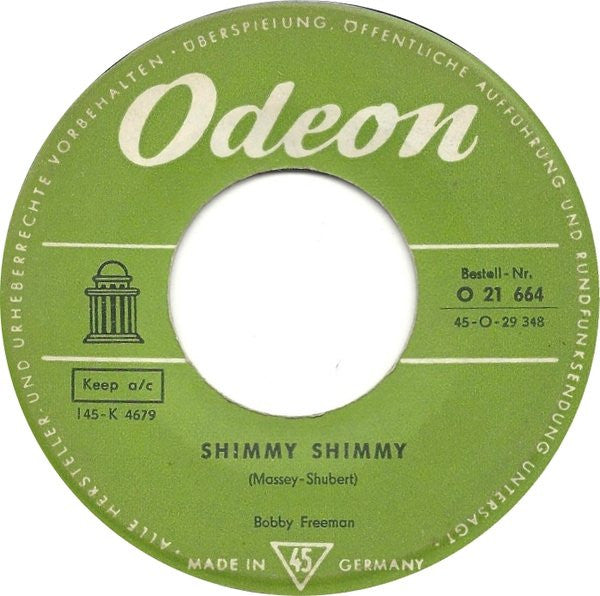 Hank Ballard & The Midnighters / Bobby Freeman : The Twist / Shimmy Shimmy (7", Single)