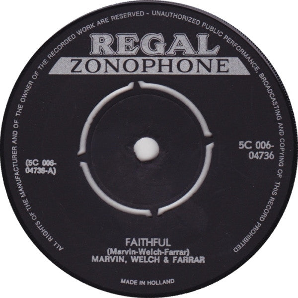 Marvin, Welch & Farrar : Faithful (7", Single, Ora)