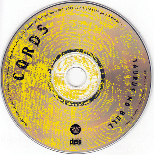 Cords : Taurus No Bull (CD, Album)