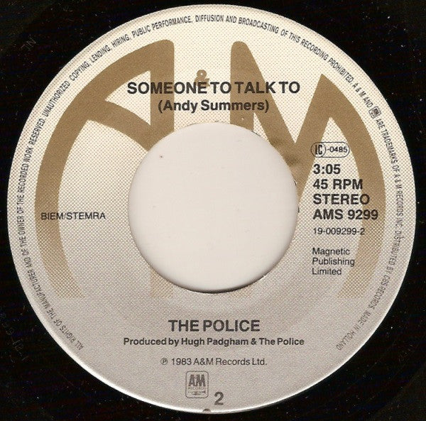 The Police : Wrapped Around Your Finger (7", Single)