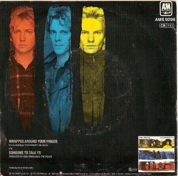 The Police : Wrapped Around Your Finger (7", Single)