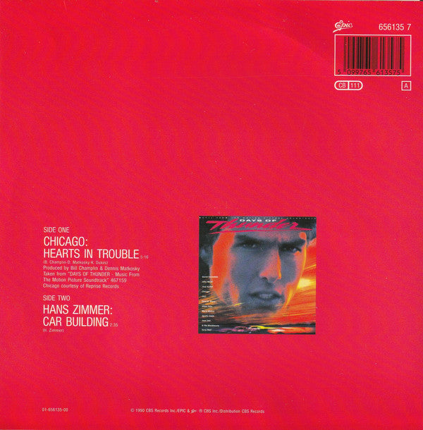 Chicago (2) : Hearts In Trouble (7", Single)