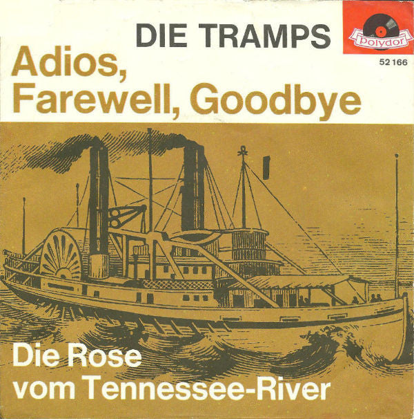 Die Tramps : Adios, Farewell, Goodbye (7", Single, Mono, Promo)