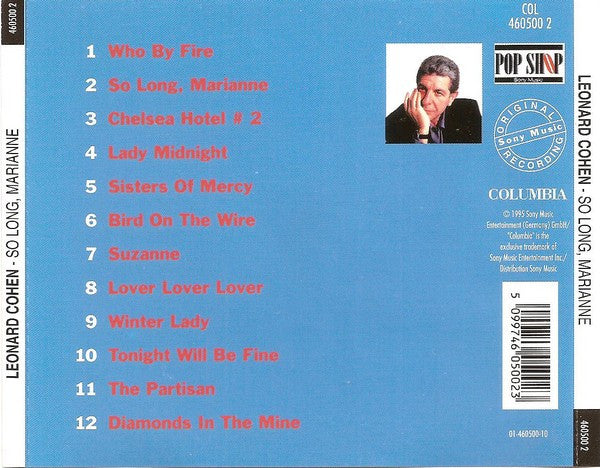 Leonard Cohen : So Long, Marianne (CD, Comp, RE)