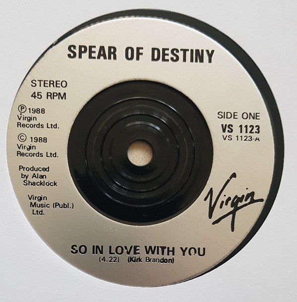 Spear Of Destiny : So In Love With You (7", Ltd + Box)
