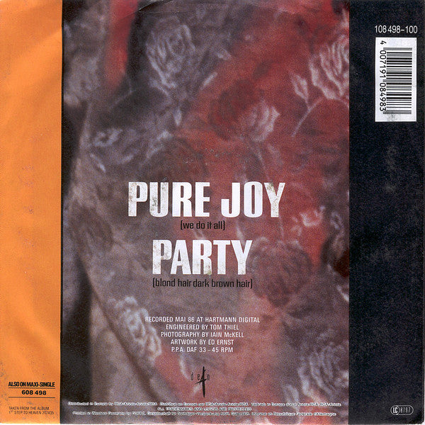 DAF* : Pure Joy (7", Single)