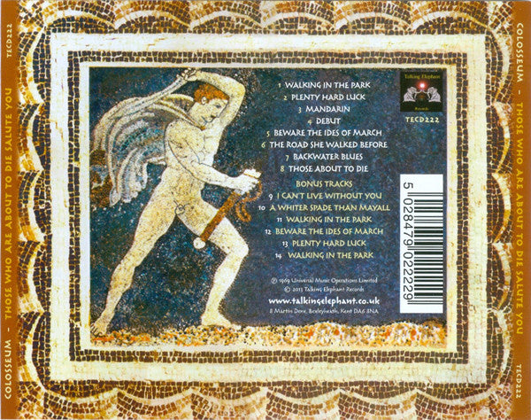 Colosseum : Those Who Are About To Die Salute You (CD, Album, RE)