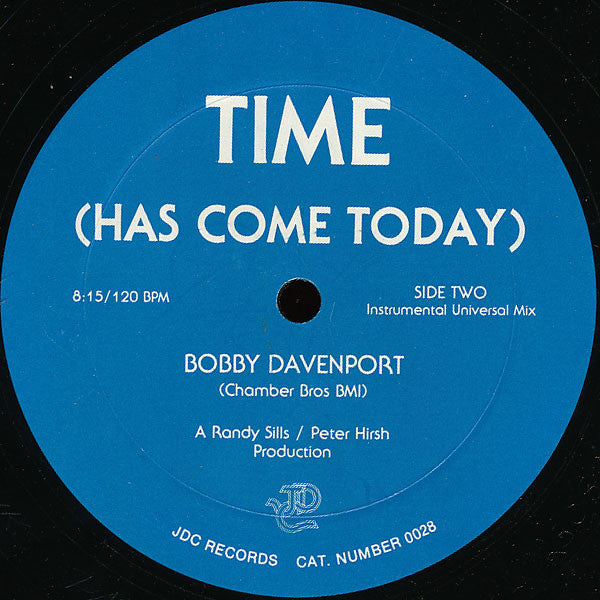 Bobby Davenport : Time (Has Come Today) (12")