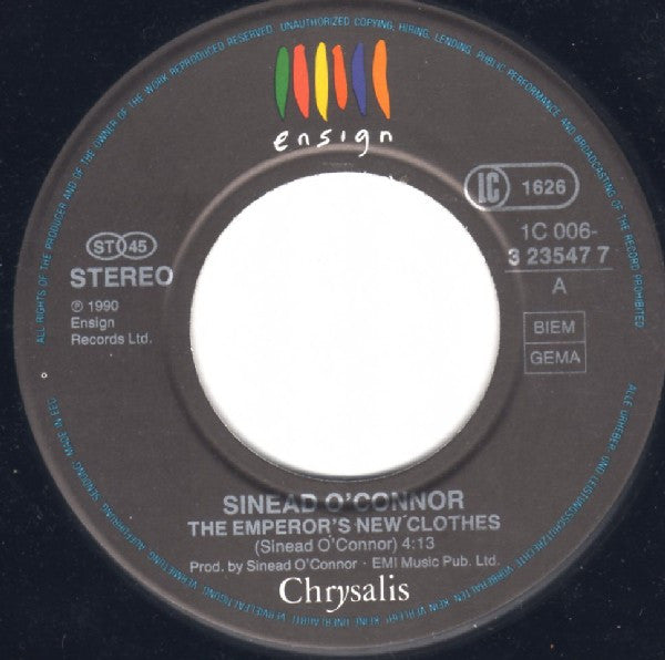 Sinéad O'Connor : The Emperor's New Clothes (7", Single)