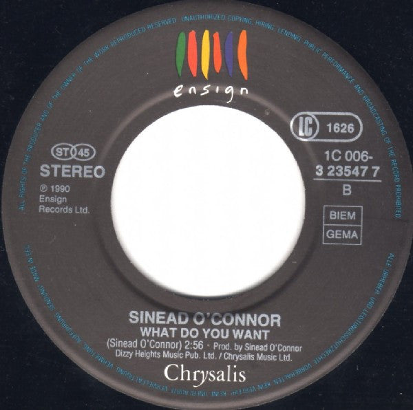 Sinéad O'Connor : The Emperor's New Clothes (7", Single)