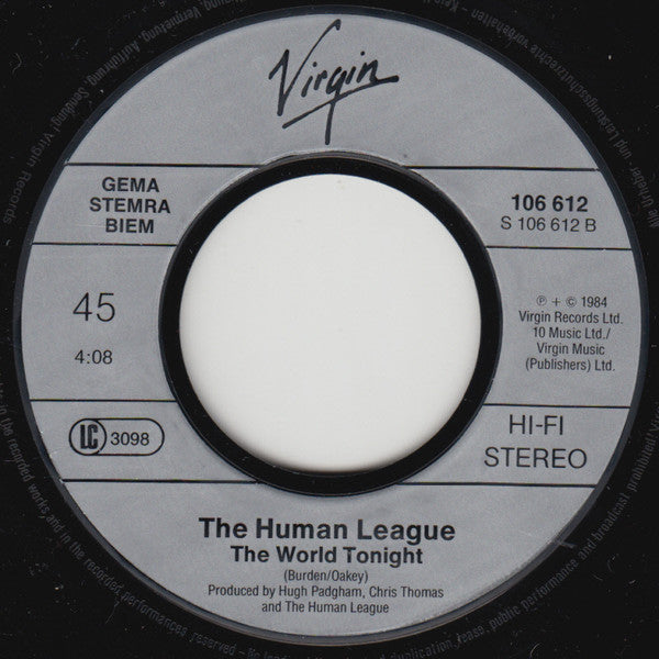 The Human League : Life On Your Own (7", Single)