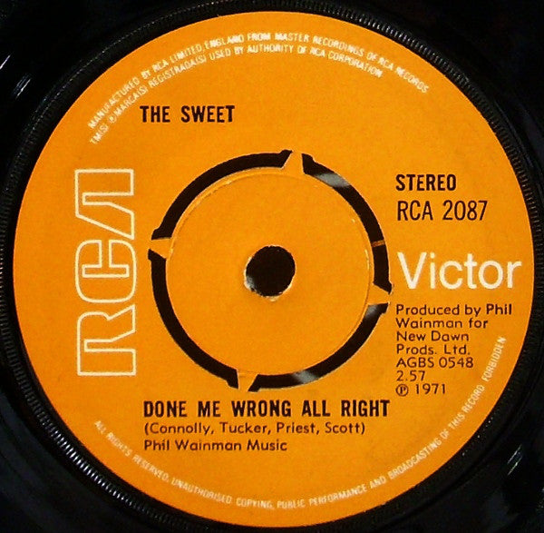 The Sweet : Co-Co (7", Single, Kno)