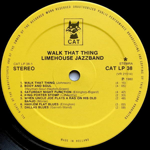 Limehouse Jazzband : Walk That Thing (LP)