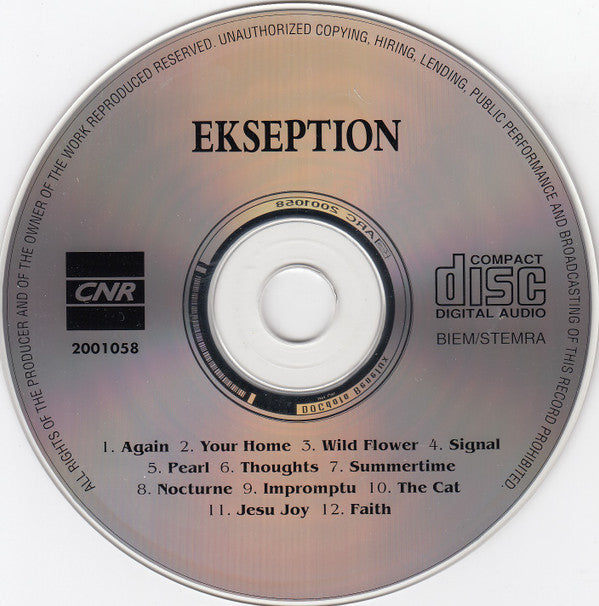 Ekseption : Ekseption  (CD, Album)