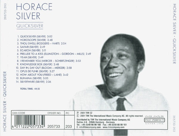 Horace Silver : Quicksilver (CD, Comp)