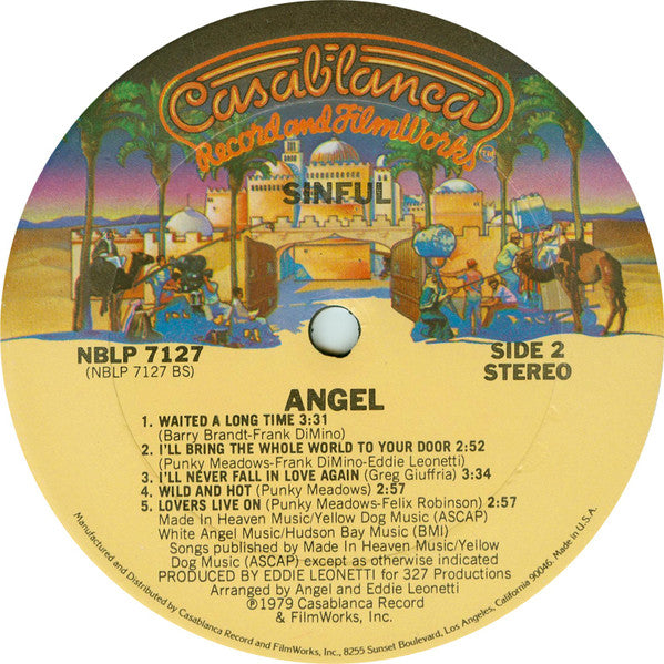 Angel (24) : Sinful (LP, Album, Ter)