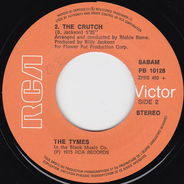 The Tymes : Ms. Grace / The Crutch (7", Single)