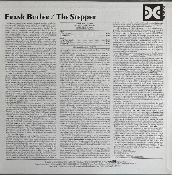 Frank Butler : The Stepper (LP, Album)