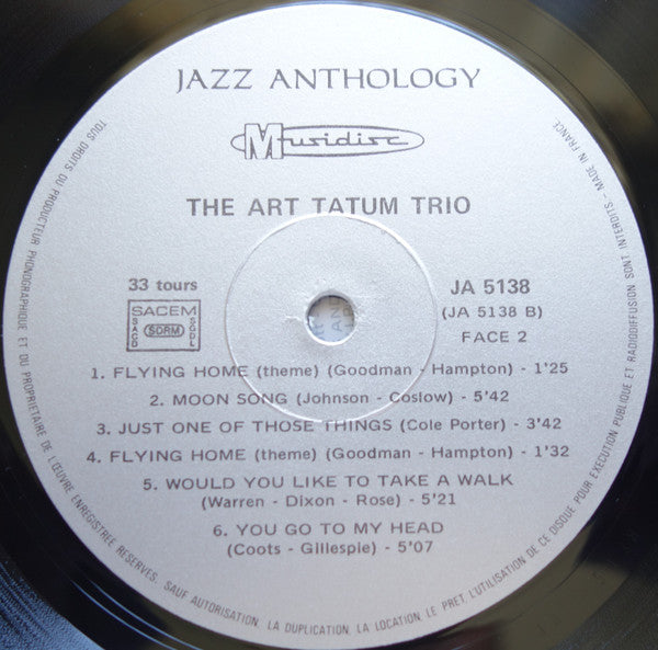 The Art Tatum Trio* : 1955-1956 (LP, Album)